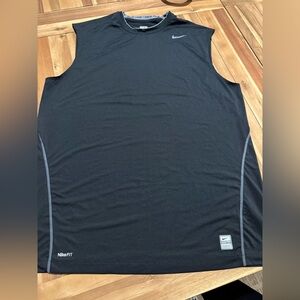 Men’s Nike pro black tank top xxl